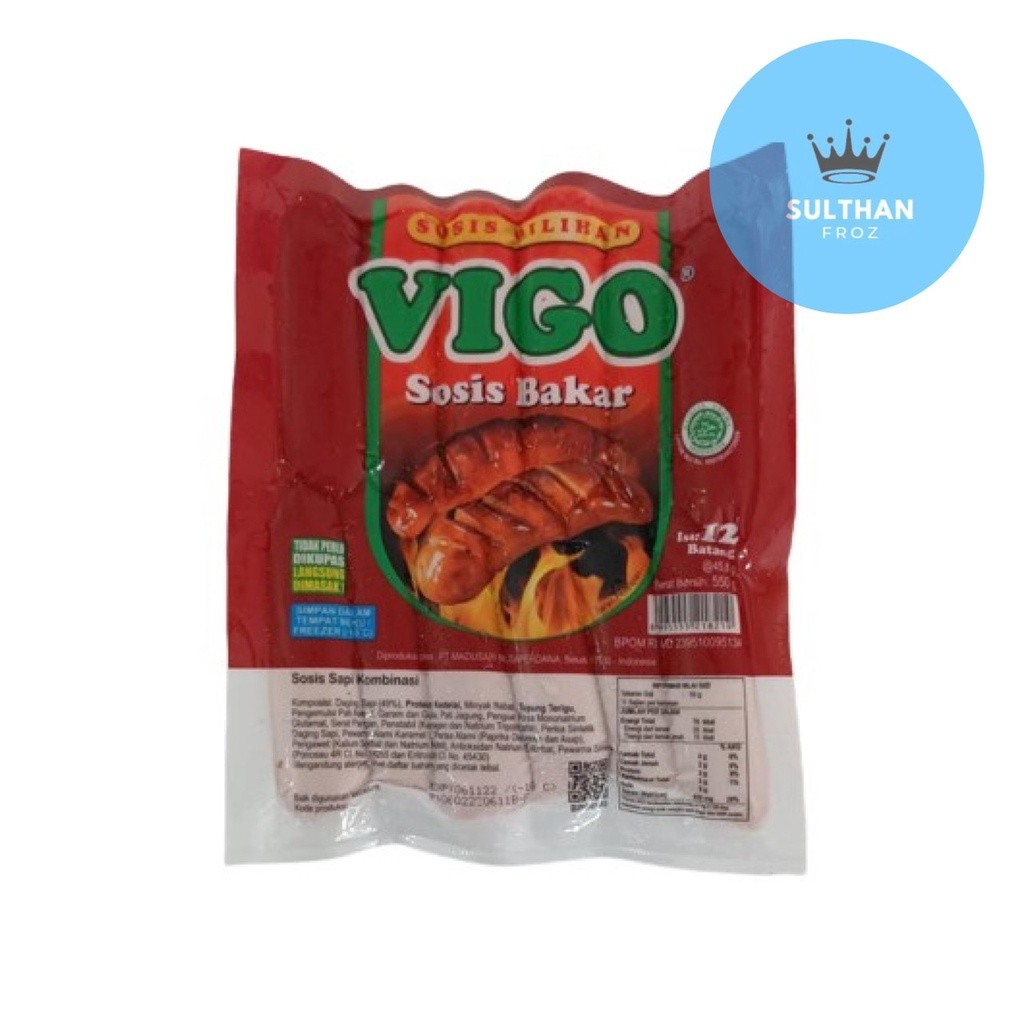 

Vigo Sosis Sapi Bakar Isi 12 Pengiriman Cepat