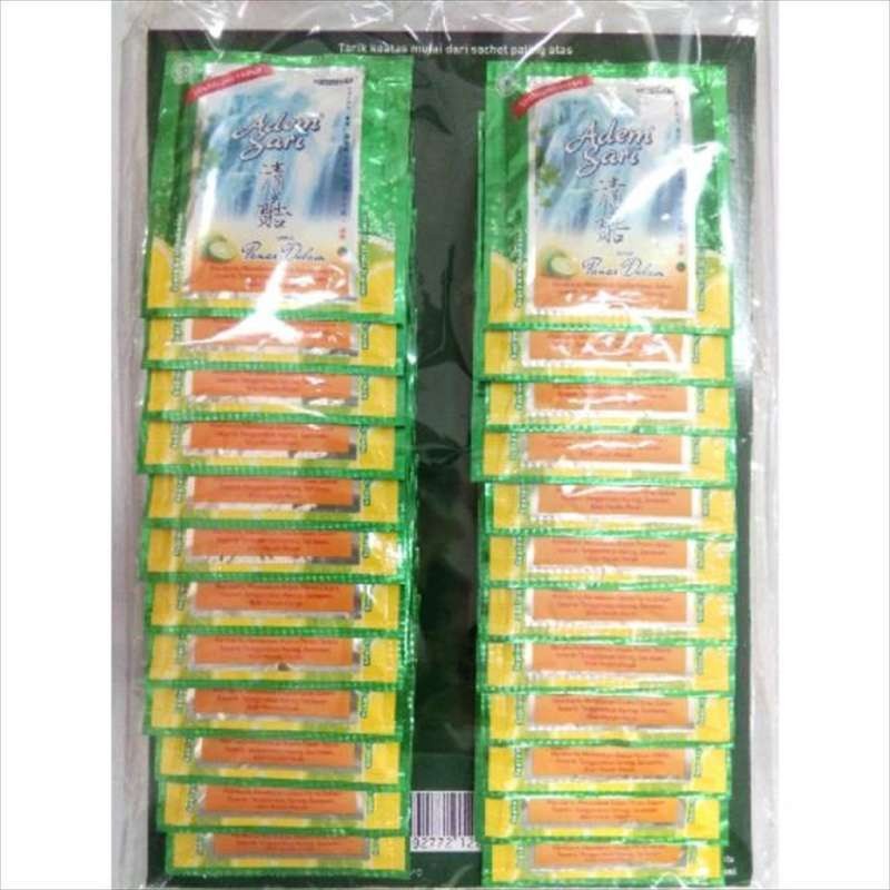 

Adem Sari serbuk [24 sachet x 7g] untuk panas dalam