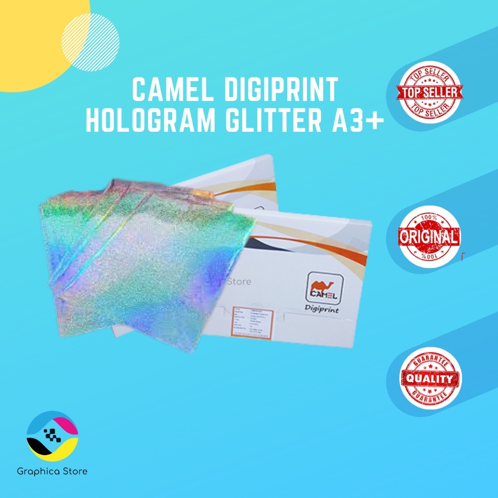 

CAMEL - Sticker Hologram Rainbow/Glitter A3