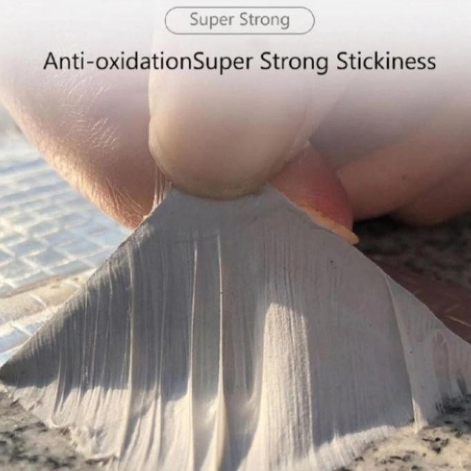 

Lakban Anti Bocor 20 cm - Lem Talang Alumunium Foil Lem Sangat Lengket