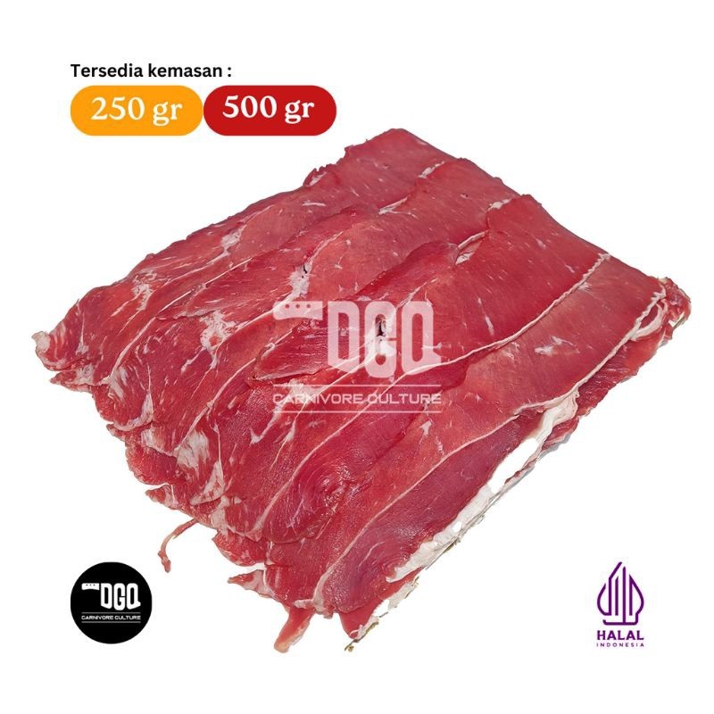 

Daging Slice Sedikit Lemak 500gr dagingqu Bandung