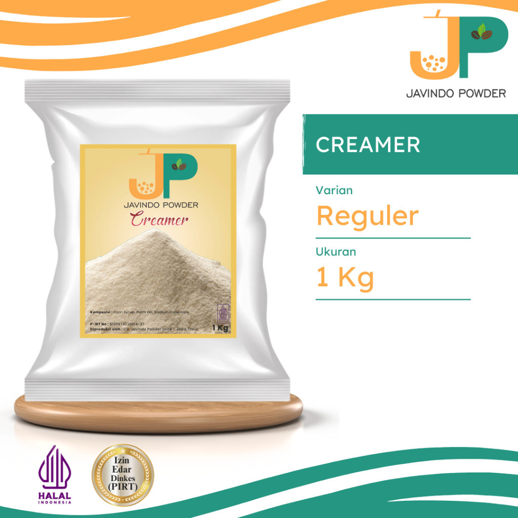 

JAVINDO Creamer / Krimer Reguler 1 Kg Javindo Powder