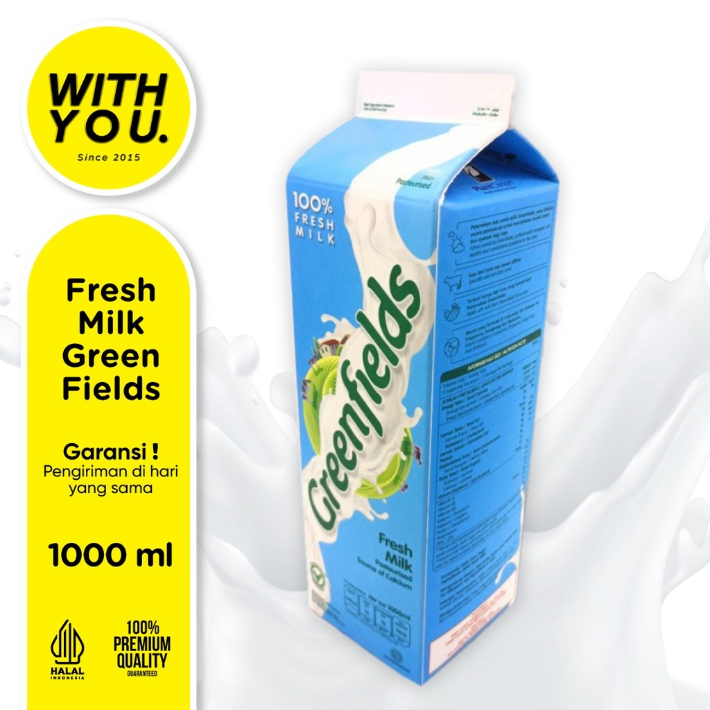 

Greenfields Fresh Milk Susu Pasteurisasi 1000ml