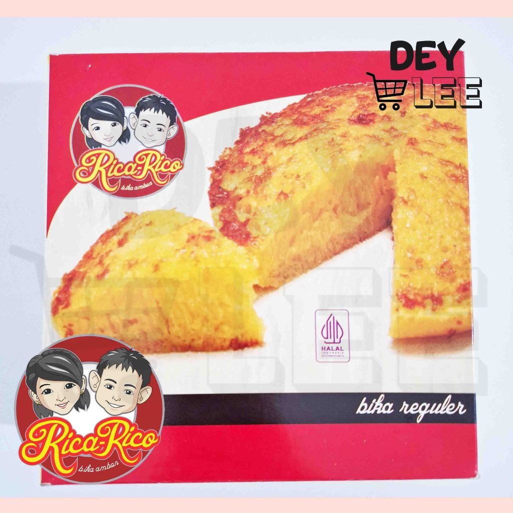 

RICA RICO Bika Ambon Reguler Bulat 18cm ALL VARIANT Halal Bandung