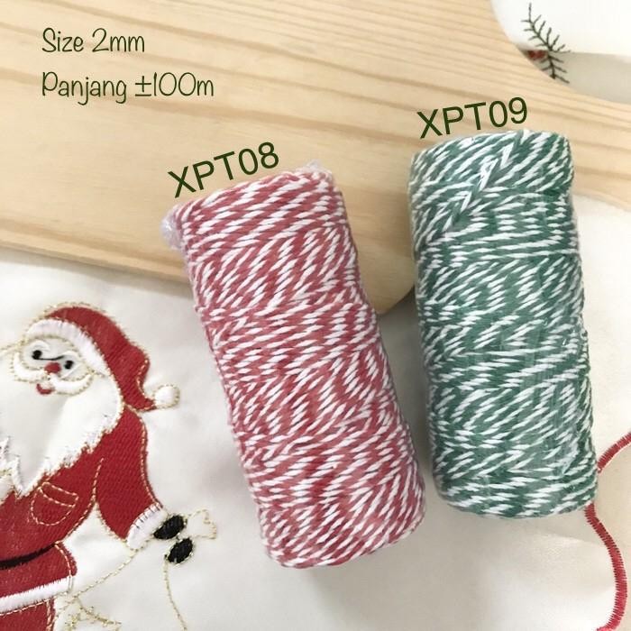 Tali Hiasan Utk Kemasan Kotak, Botol, Hangtag, Paket Natal Viral Fyp