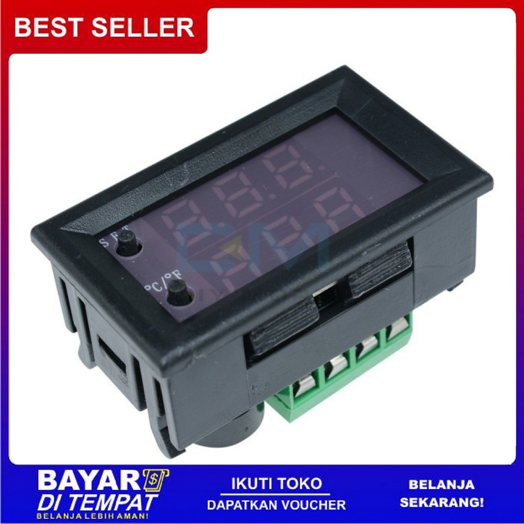 FREE ONGKIR TOP SALE THERMOSTAT DIGITAL TEMPERATURE TERMOSTAT CONTROLLER RELAY W1209WK BISA COD