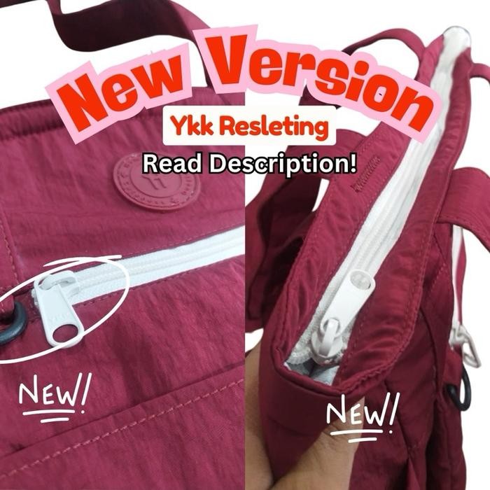 Himeku RUKA MEDIUM Totepack 2 in 1 - Tas Sedang - Totebag Backpack - Ransel Crinkle Pria Wanita tri