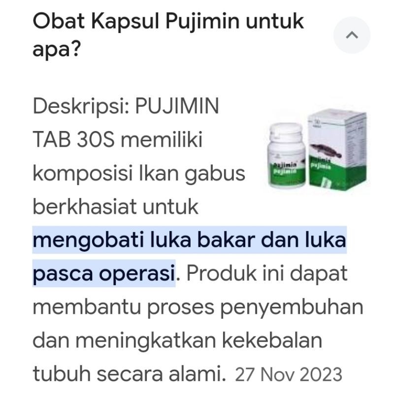 Pujimin Kapsul Albumin