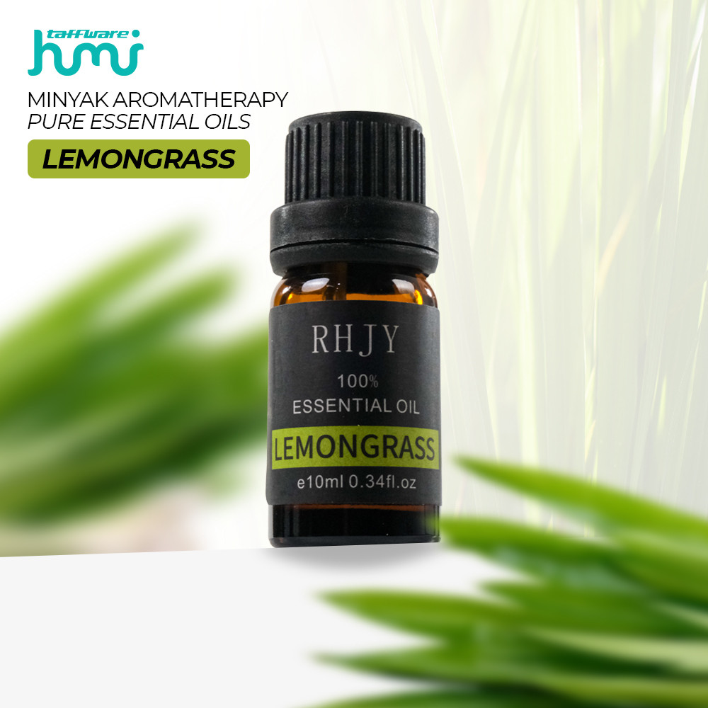 Pure Essential Oils Minyak Aromatherapy 10ml-Lemon Grass