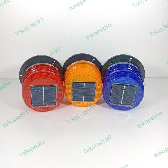 Terlaris Lampu Rotary Solar Mini / Warning Light Solar Cell
