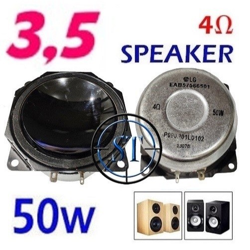 [YE] Speaker HI-FI 3.5 Inch 50W 4R Full Range Audio Speaker Stereo Woofer Loudspeaker 3.5" 4 Ohm 50