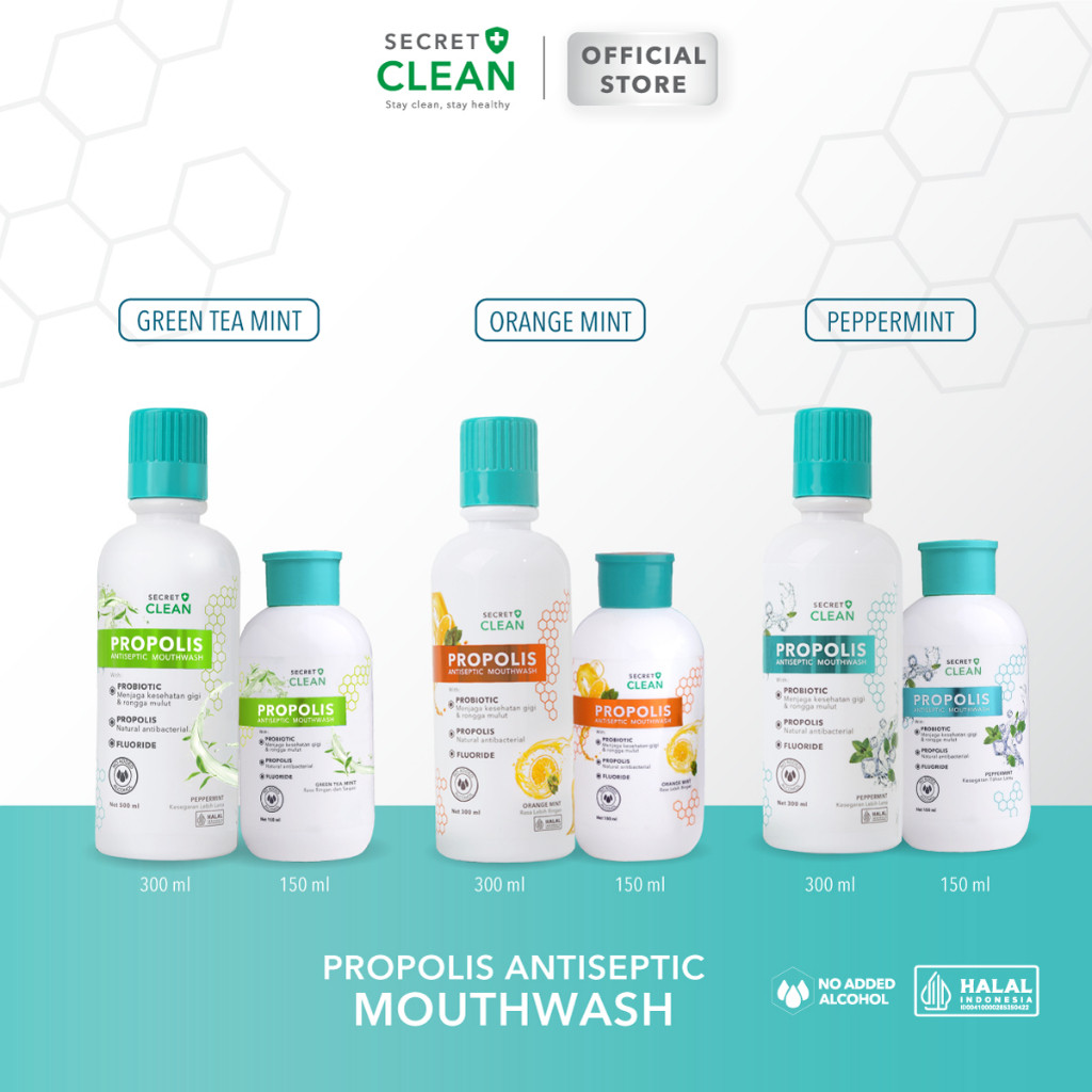 Secret Clean Propolis Antiseptic Mouthsh