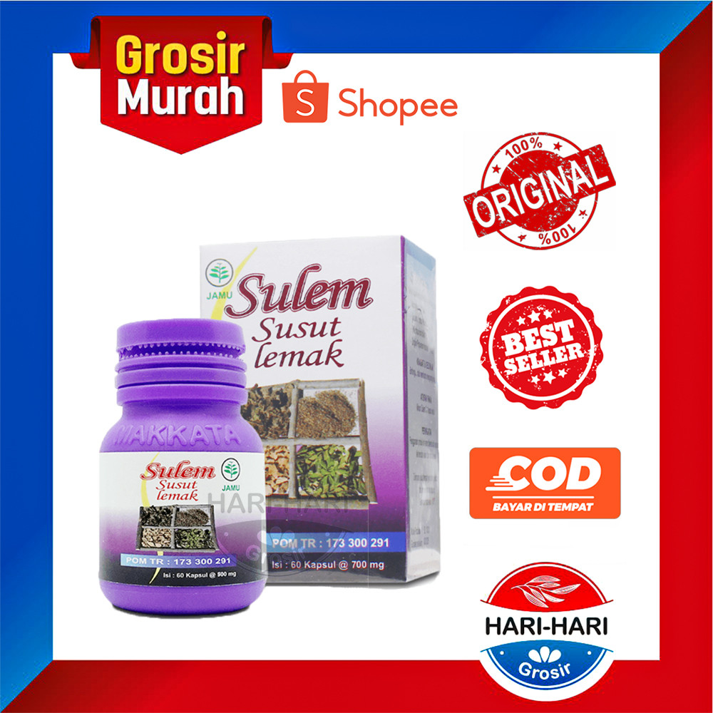 SULEM SUSUT LEMAK Obat Diet Herbal Pelangsing Perut Buncit Pria Dan nita Bpom Ampuh