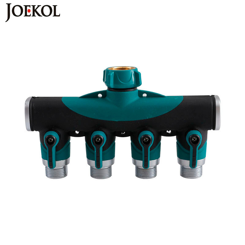4 Cara Pemisah Selang Taman EU/US 3/4 ''Konektor Selang Air Irigasi Adaptor Konektor Keran Air Taman