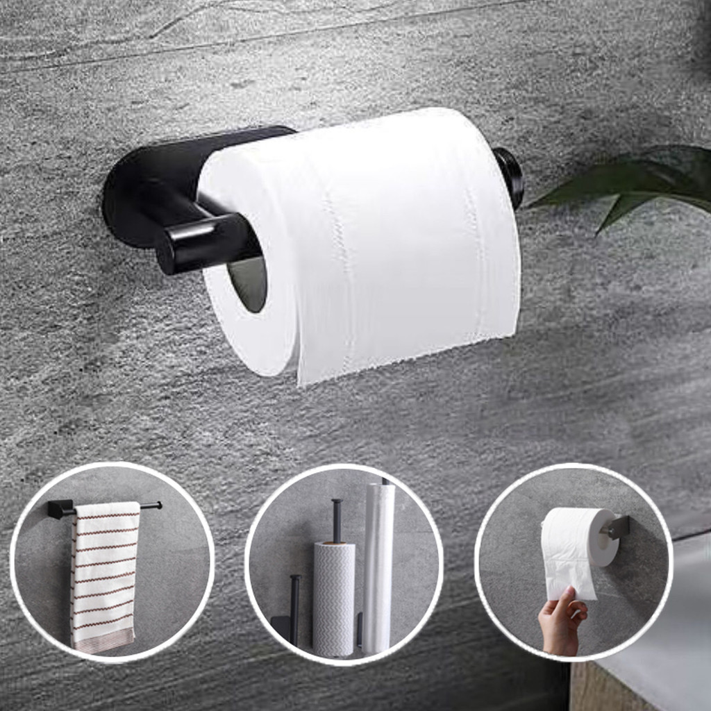 Tempat Tisu Toilet Kamar Mandi Dispenser Tisu Toilet Tempat Handuk Kertas Dapur Rak Handuk Gantungan