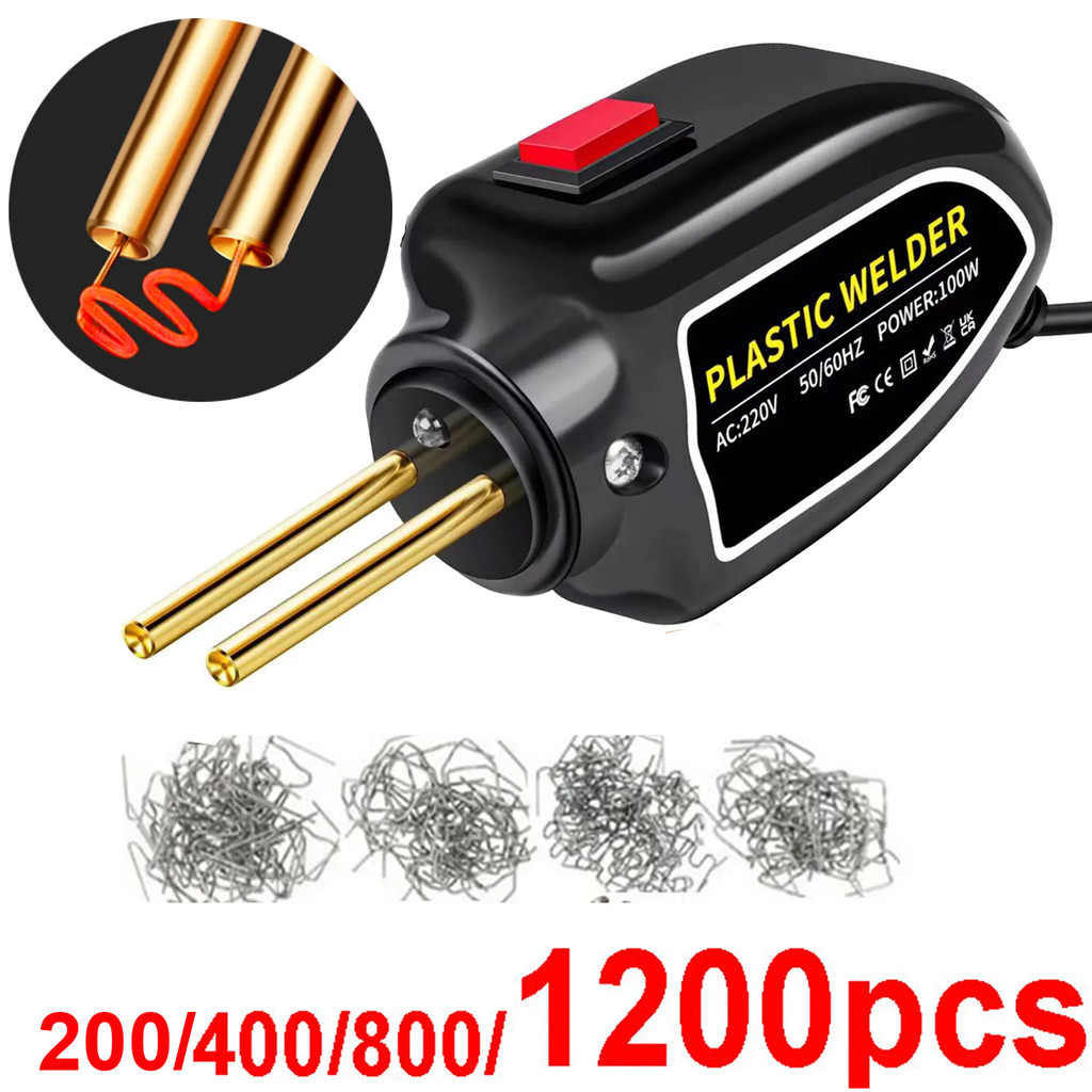 Tukang Las Plastik Stapler Termal Portabel Stapler Plastik Mesin Perbaikan PVC Mesin Las Plastik Pis