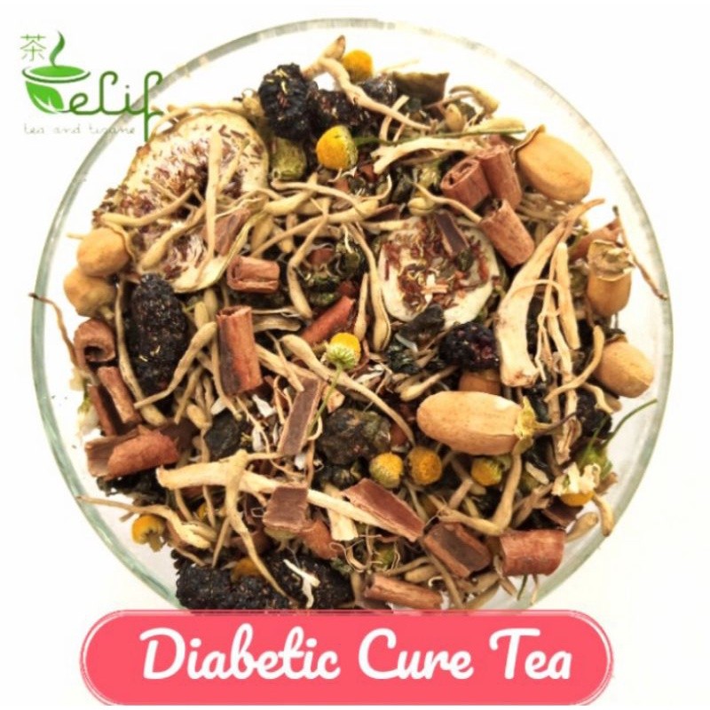 

ELIF TEA Diabetic Cure Tea : Rooibos, Chamomile, Gynostemma, Cinnamon, Banaba [PREMIUM]