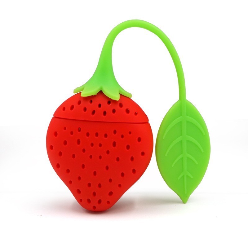 

Silicone Strawberry Tea Infuser Strainer Filter Tea Silikon Food Grade [PREMIUM]