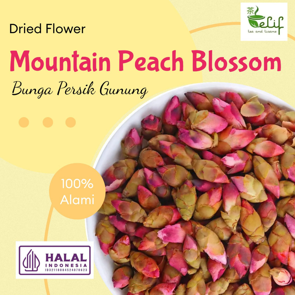 

ELIF TEA Bulk Size Mountain Peach Blossom Tea High Mountain Peach Blossom Flower Tea [PREMIUM]
