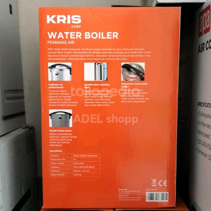 Teko Listrik Krisbow Kris Water Boiler Pemanas Air 11L