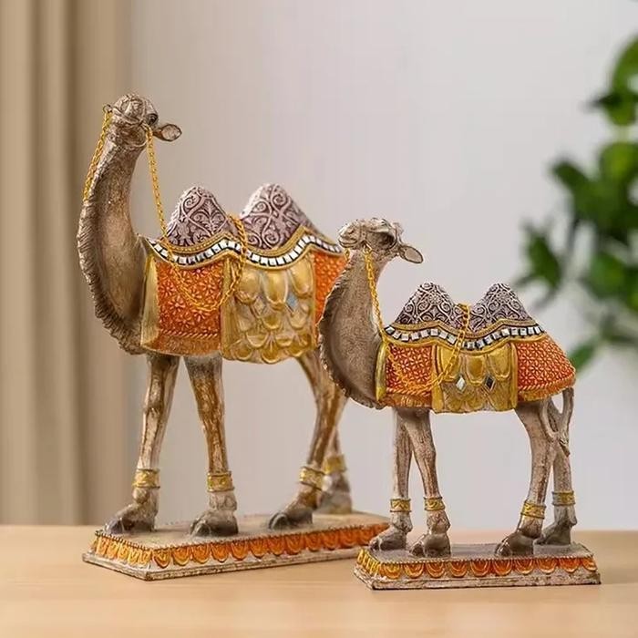 Patung Unta Pajangan Meja Unik Souvenir Umroh Terlaris