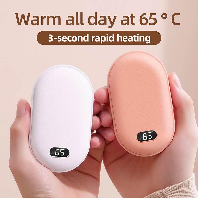 Terlaris Hand Warmer Power Bank 2in1 USB Rechargeable Winter Mini Hand Warmer Electric Heater Pocke