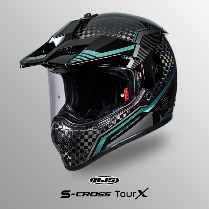 NJS S-Cross Carbon Tour X - Helm Full Face