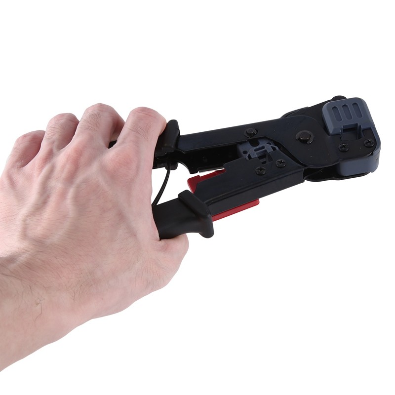 1 Piece HT-86 Crimping Pliers Network Pliers Crystal Ends Network Crimping Pliers Black