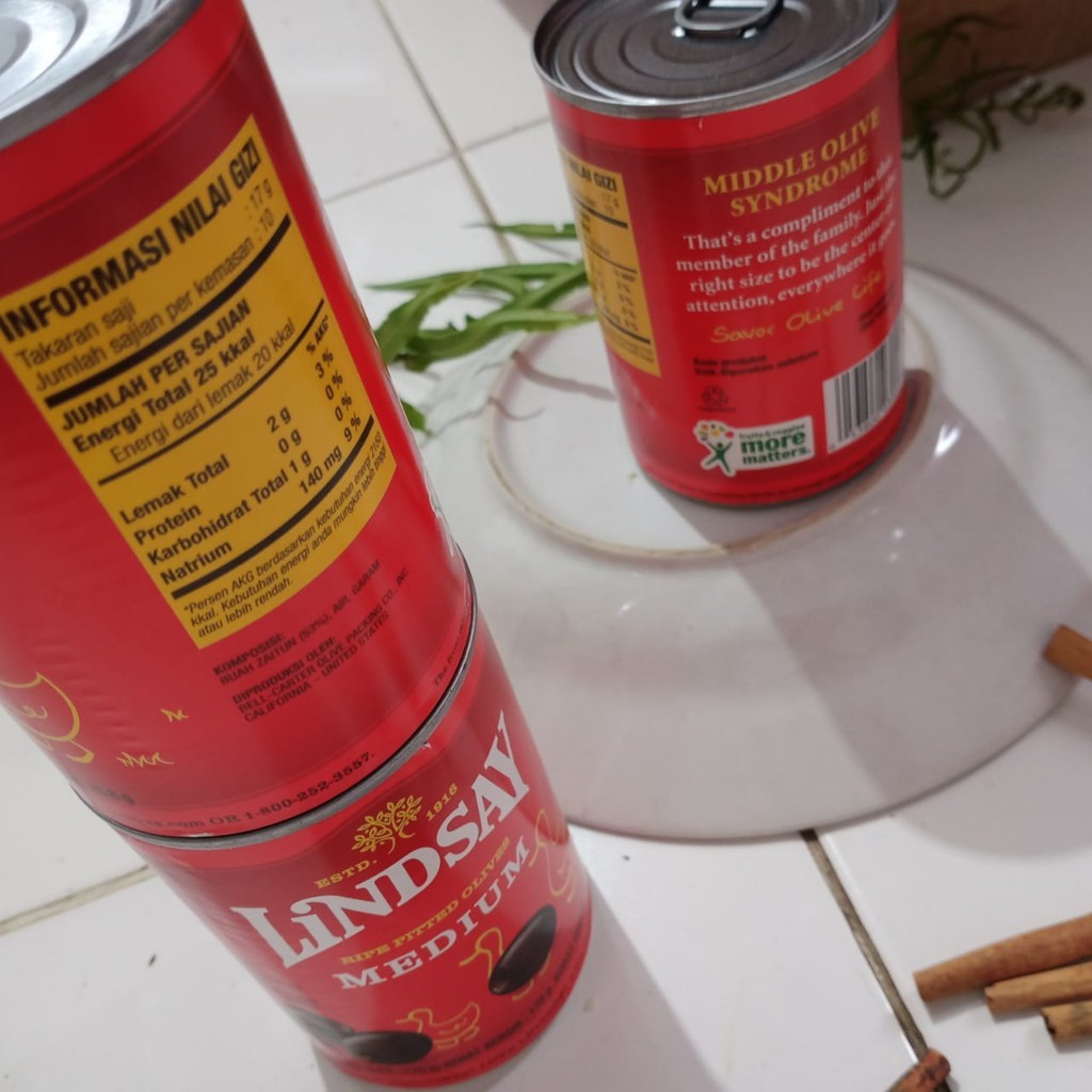 

Lindsay Black Olive 170gr / Lindsay Olive Pitted Medium 170gr