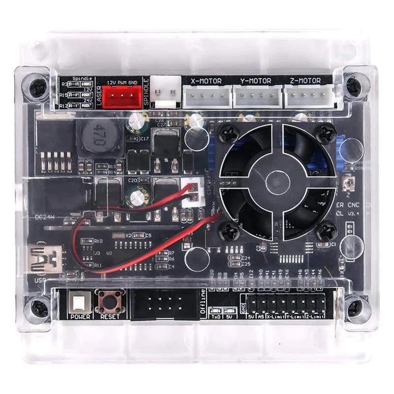 CNC Controller Tools 3-Axis Control Board GRBL 1.1 USB Port Integrated Driver With Offline Controlle