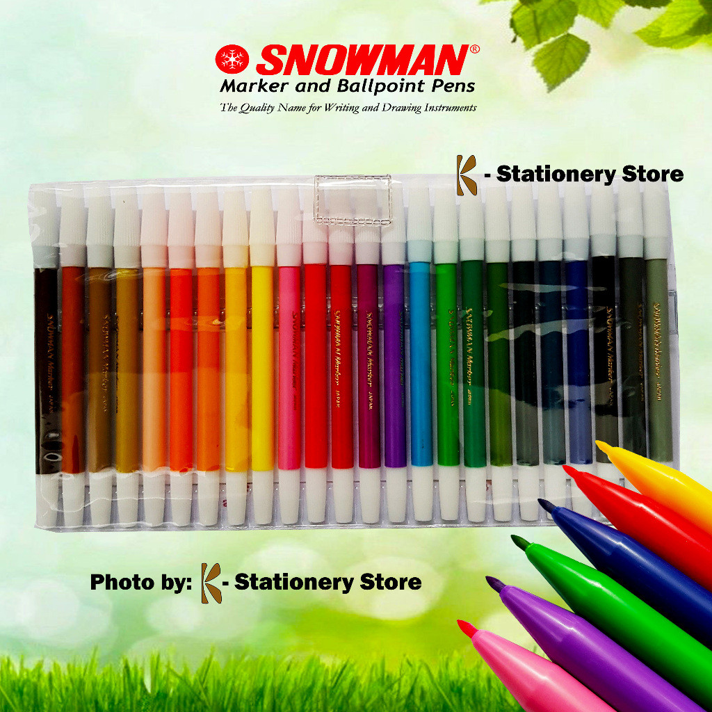 

Spidol Kecil Snowman Set 24 Colours Pencil Marker Sn Pen Spidol Snowman 24 Warna