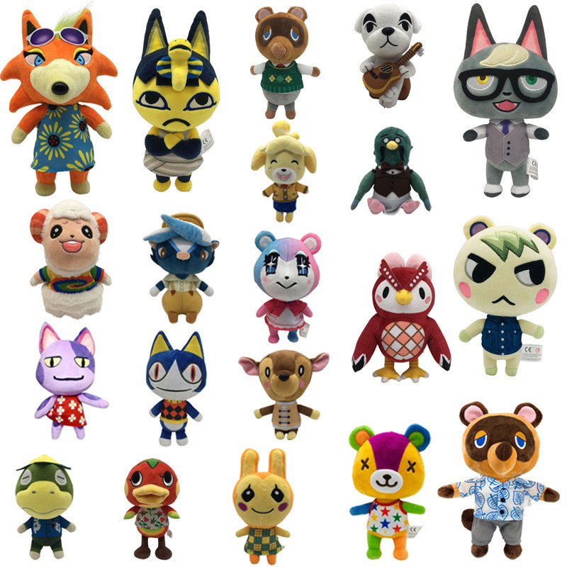 20Cm Animal Crossing Plush Stuffed Toys Cute Celeste Stit es Kk Tom Judy Isabelle Plush Soft Toy