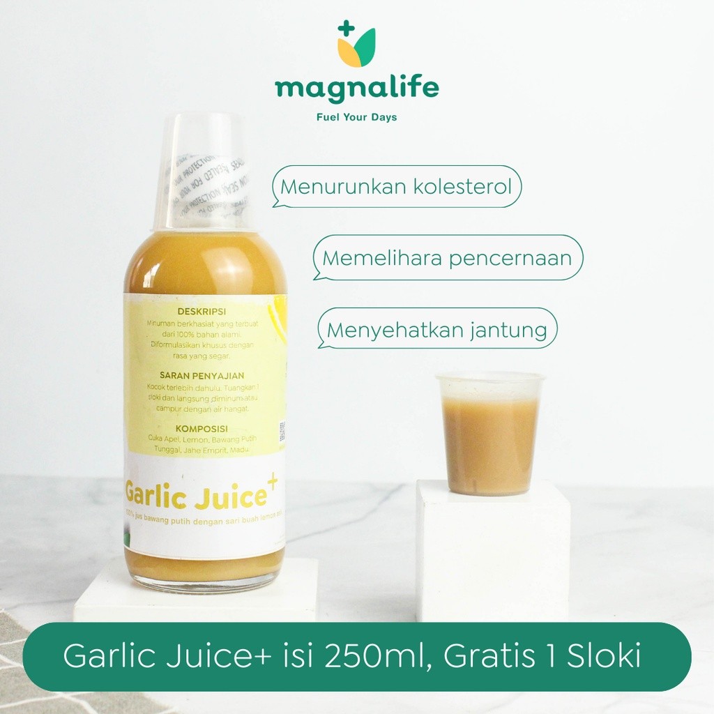 

Csp Magnalife - Garlic Juice Plus Ramuan Herbal Jus Bawang Putih Tunggal dengan Cuka Apel, Lemon,