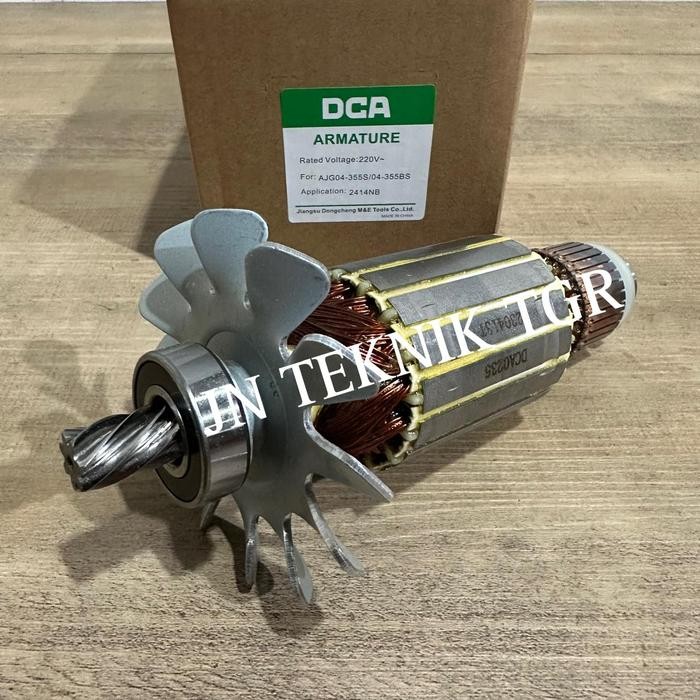 Spesial Dca Armature 2414Nb / Angker 2414Nb Mesin Cut Off Makita 2414Nb