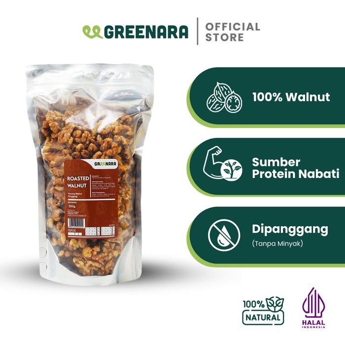 

Greenara Roasted Walnut 500gr / Kacang Walnut Panggang