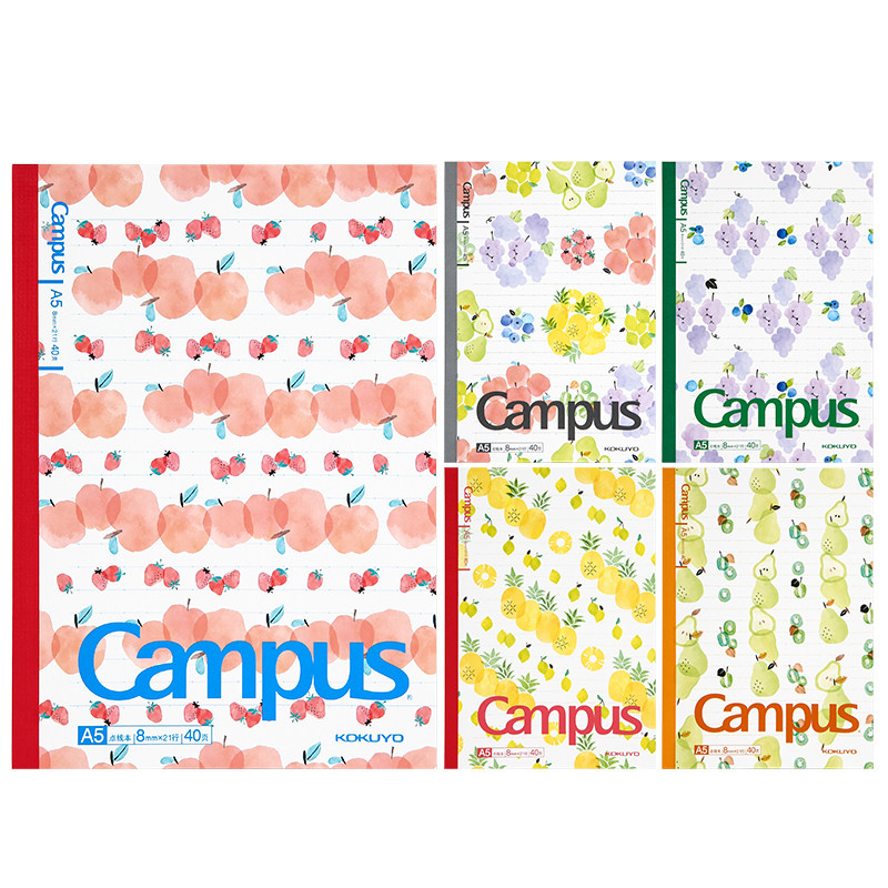 

Japan Kokuyo Campus Notebook Wcn-Cnb3419 8Mm Dotted Line 5Mm Square Multiple Cover Styles
