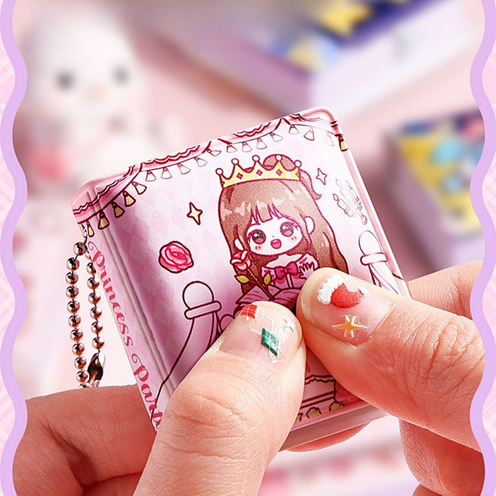 

2Pcs Mini Cute Notebook20 Sheets Of Writing Paper And 40 StickersConvenient To CarryPendant