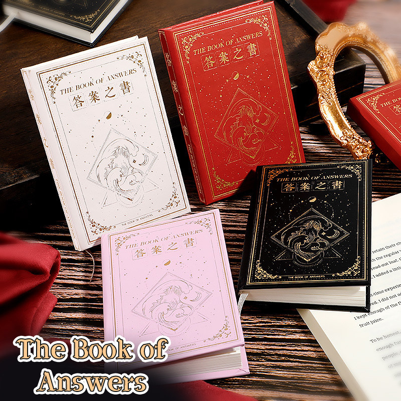 

Creative Funny Mini The Book Of Answers Notebook Portable Pocket Book Student Notebook Office