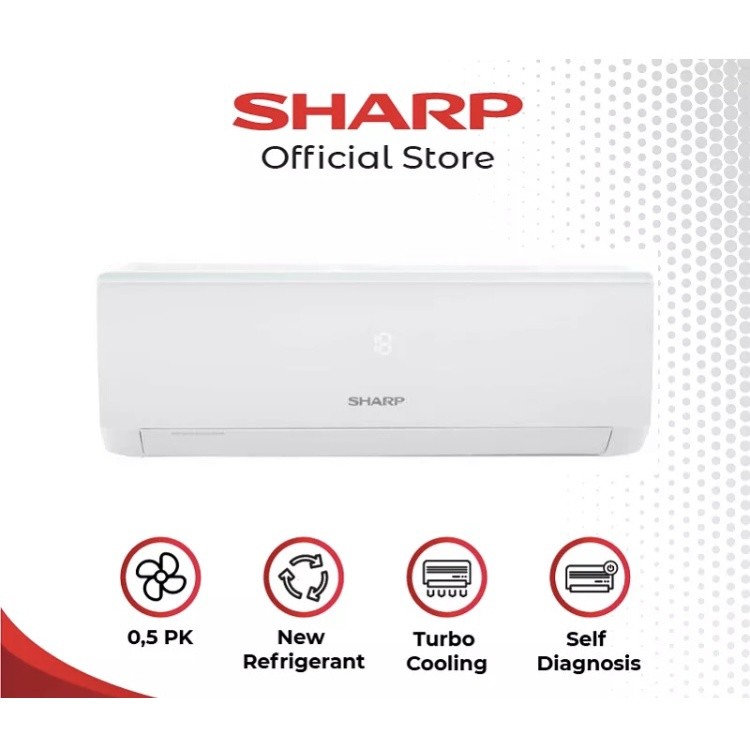 RB2233 AC SHARP 1/2 PK AH-A5UCY / AH-A5UCYN
