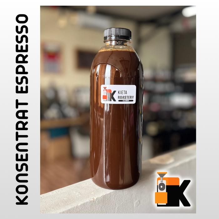 

Espresso cair 1 liter kieta coffee / konsentrat kopi tinggal tuang
