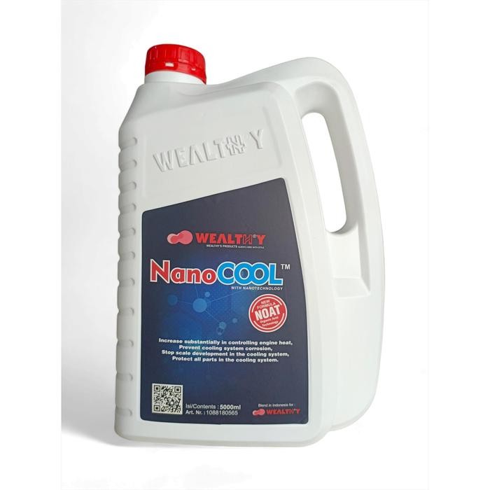 Air Radiator Nano Coolant NOAT Wealthy Merah 5 Liter