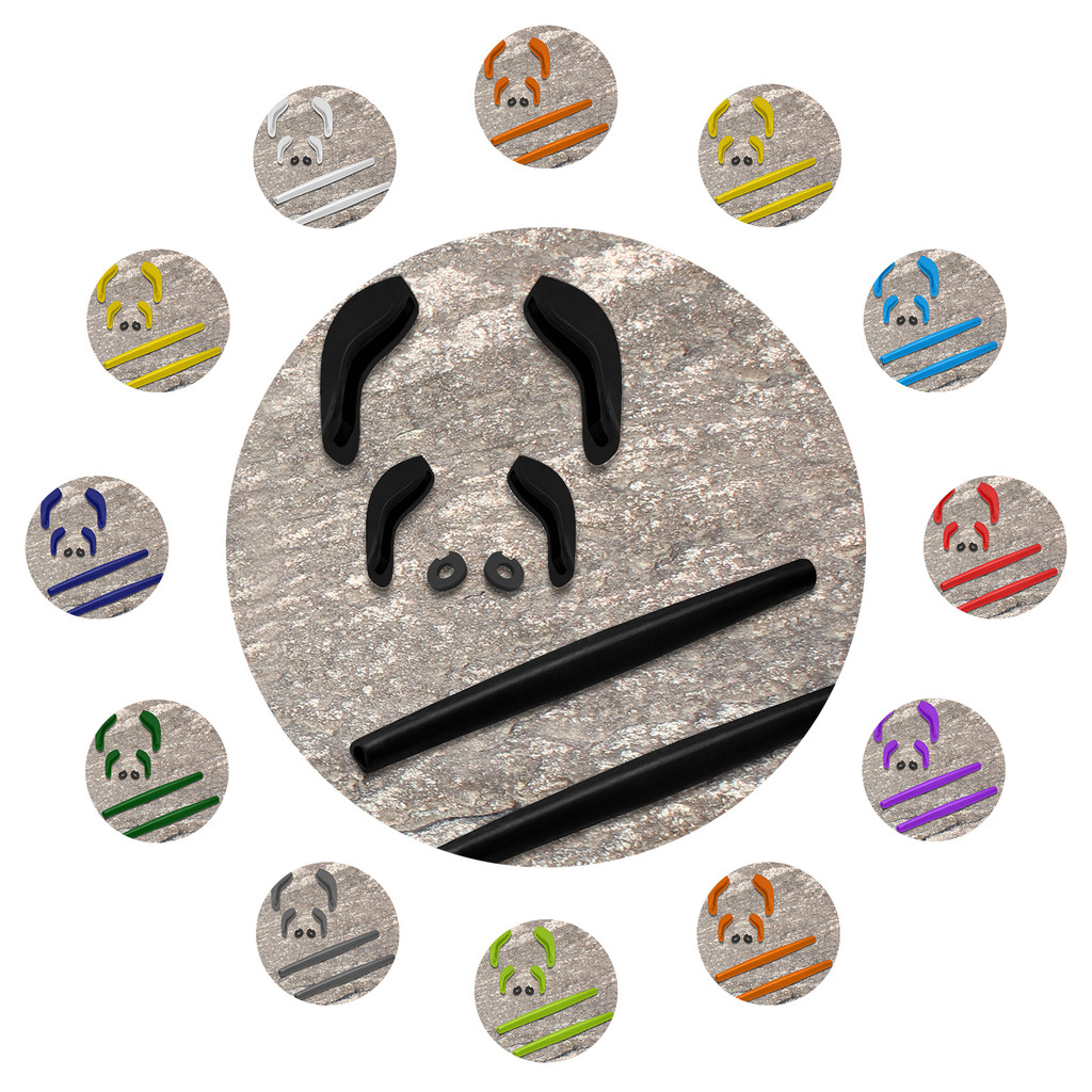 E.O.S Silicon Rubber Set Replacement Ear Socks Nose Pads Gaskets For Oakley X Squared Oo6011 Frame