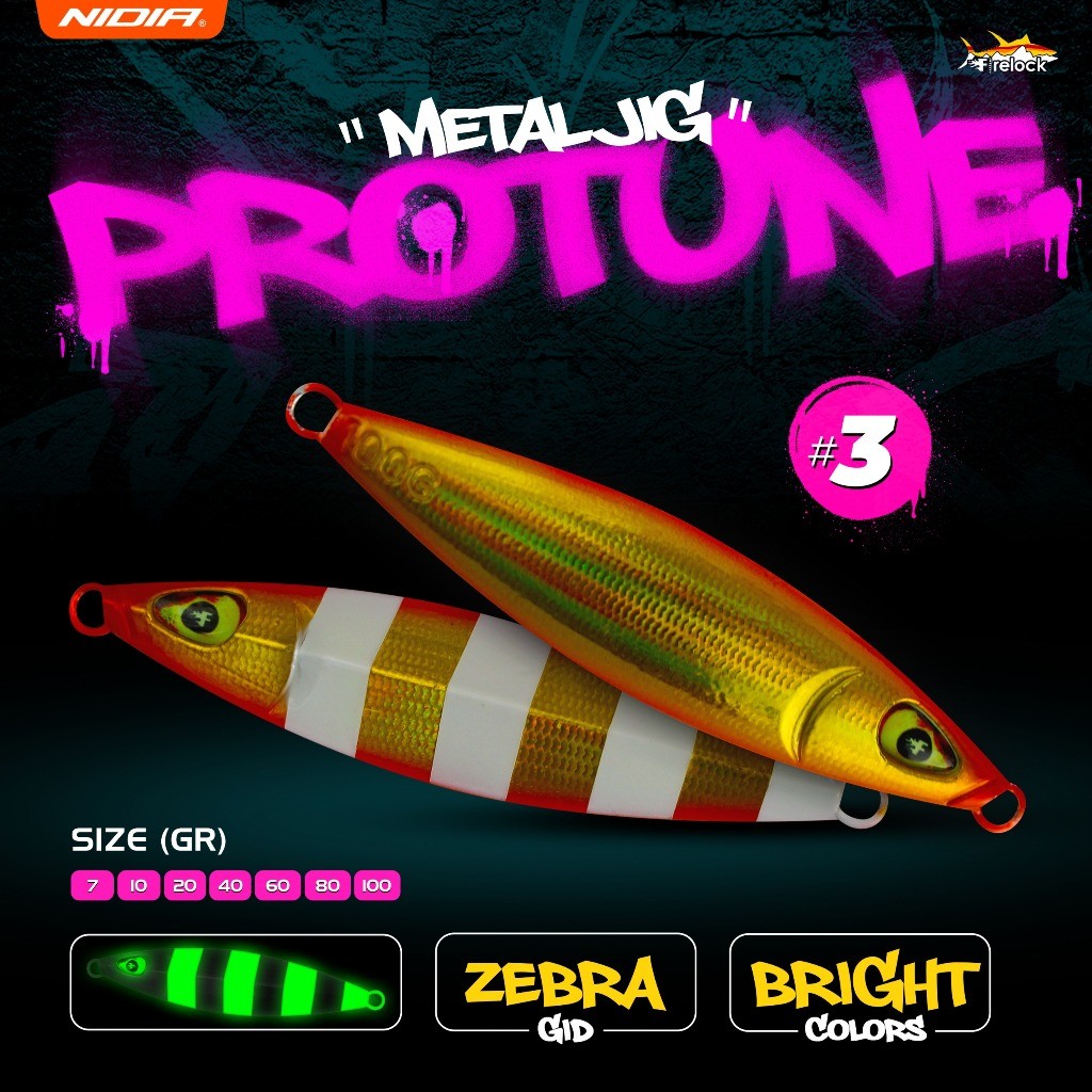 Umpan Pancing Metal jig Firelock Protune 20 gram