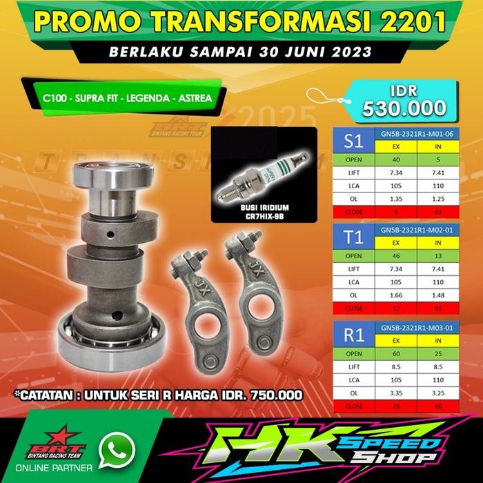 Noken As Brt + Rocker Arm Supra Fit / C100/ Grand Astrea S1 T1 T3 R1