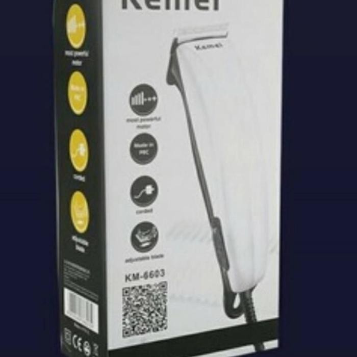 Alat Cukut Rambut Kemei Km-6603/Cukur Rambut Listrik Kemei Km'6603