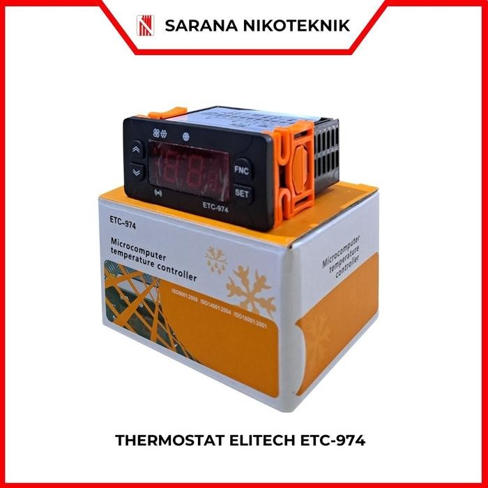 Thermostat Merk Elitech Etc-974 - Controller Temp. Elitech Etc-974
