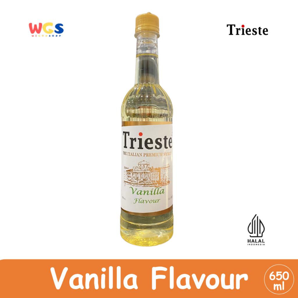 

READYY! Trieste Vanilla Flavour Premium Syrup 650ml Sirup Rasa Vanila untuk Minuman & Dessert