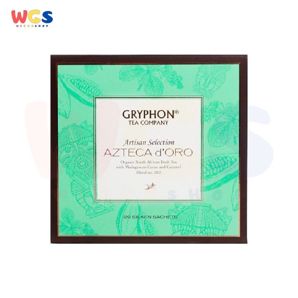 

READYY! Gryphon Tea Bag Azteca D'oro Organic South African Bush Tea 1 Silken Sachet