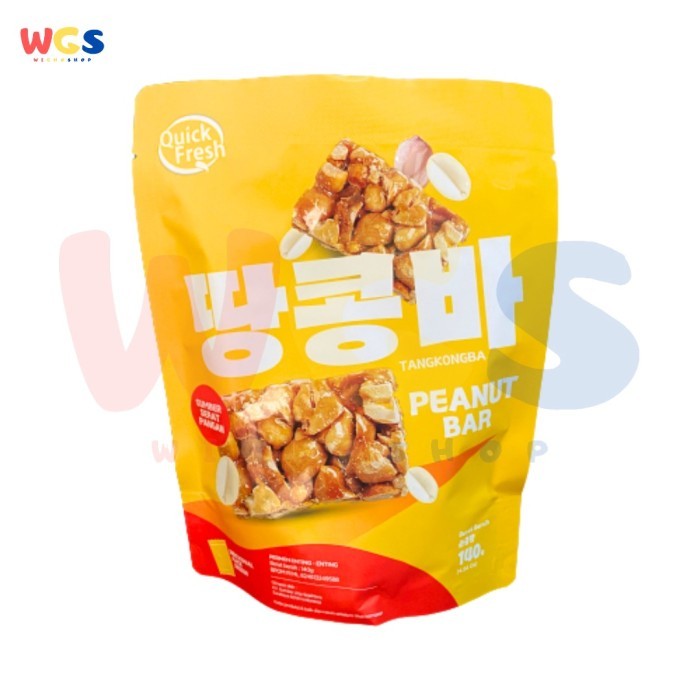 

READYY! Quick Fresh Snack Tangkongba Peanut Bar 140gr - Snack Kacang