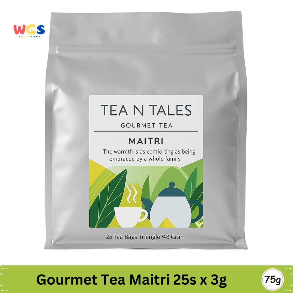 

READYY! Tea N Tales Maitri Gourmet Tea Blend (25 Tea Bags x 3g) Teh Aromatik Hangat & Menenangkan
